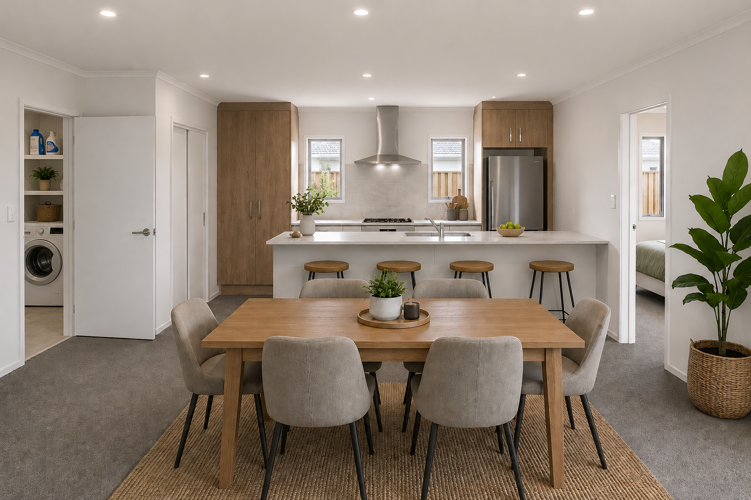 Foxton house living areas