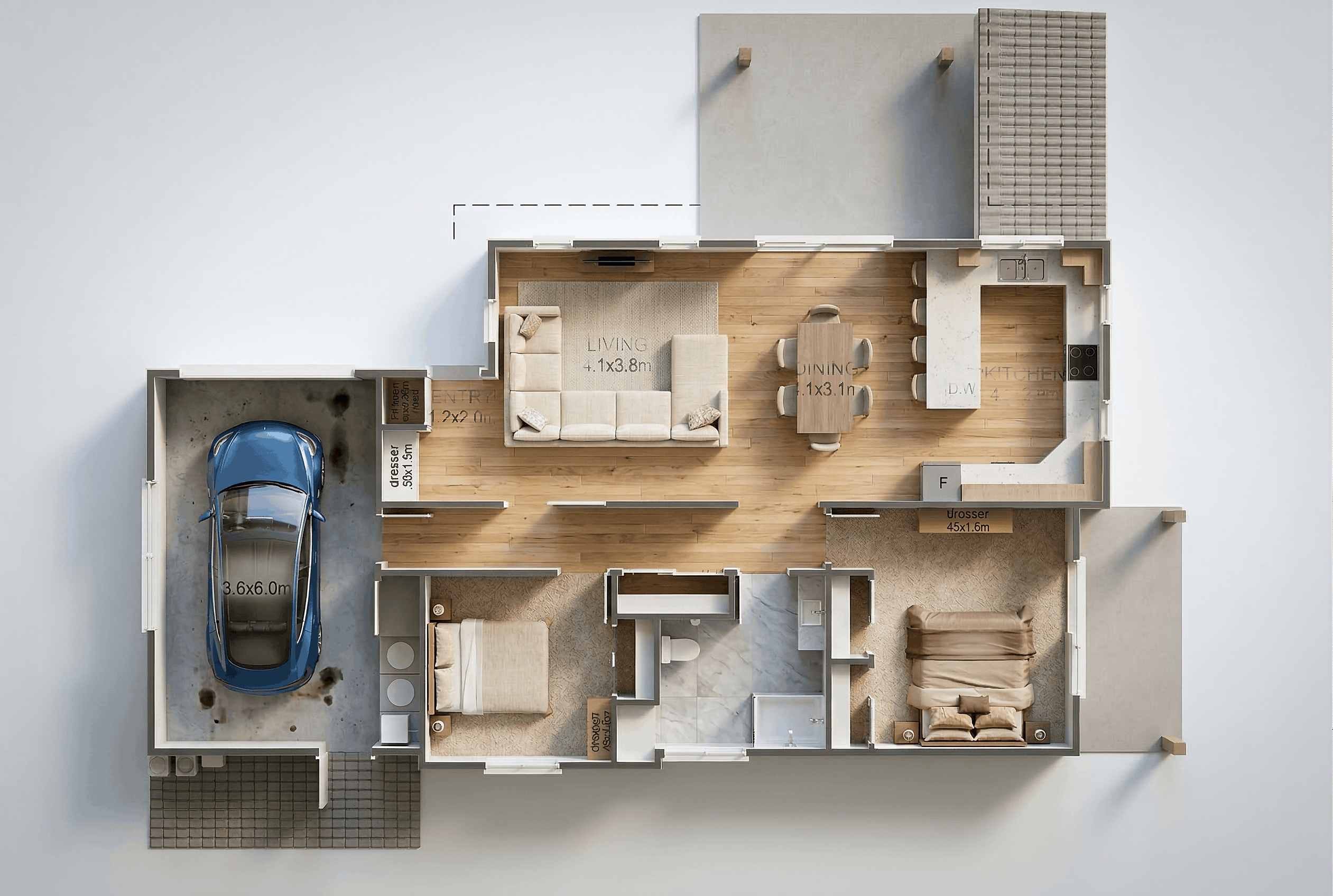 two bedroom home design manawatu