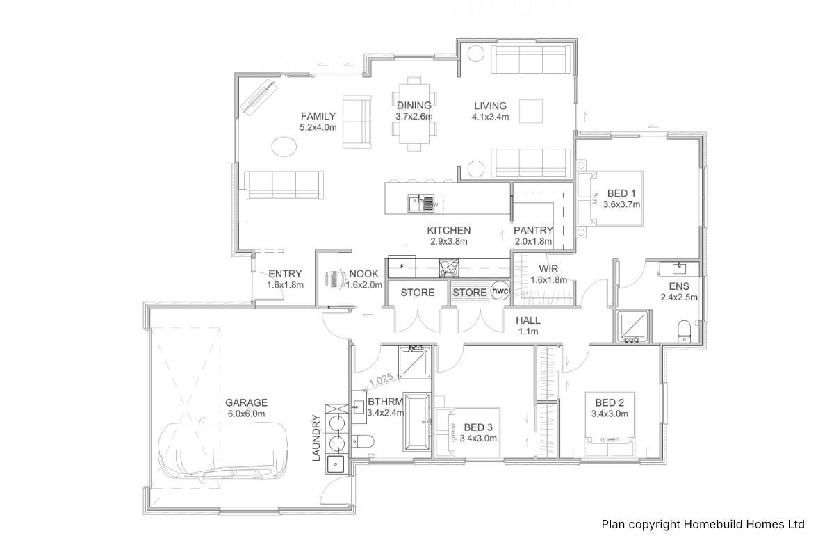 The Willow floor plan