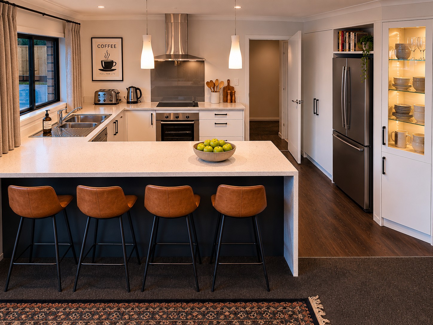 The Evergreen kitchen