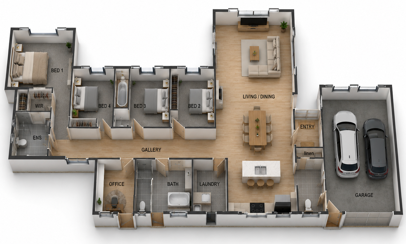 A 3D Layout