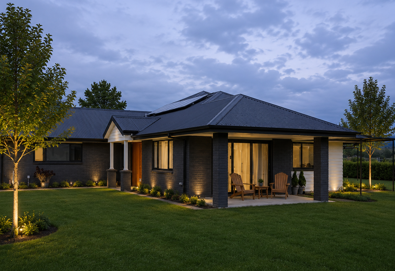 Side view of The Brookhaven